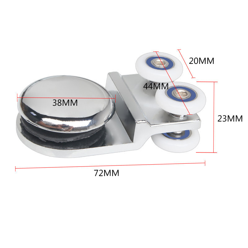 Shower Room Roller Hanging Glass Door Roller Heavy Duty Sliding Wheel