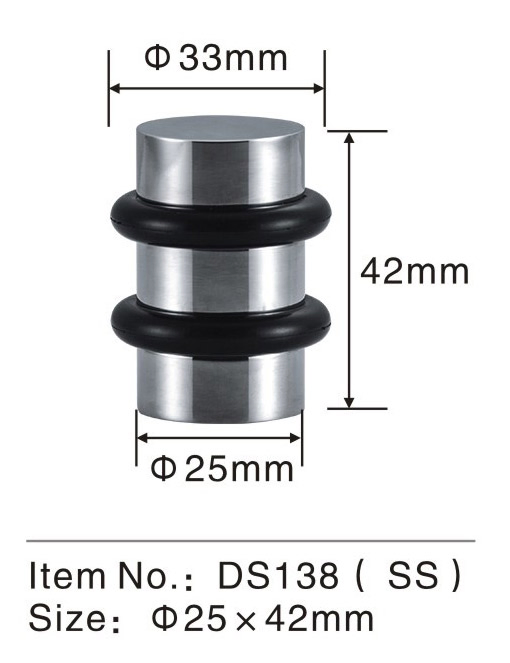 Glass Shower Door Stopper Rubber Plug Strong Magnetic Door Plug Wholesale Anti Collision Door Stop