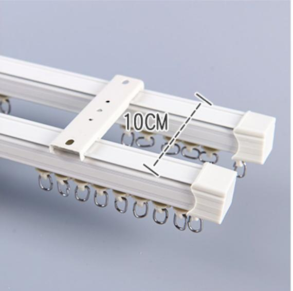 Aluminum Double Curtain Track Single Curtain Track Aluminum Sliding Door Track