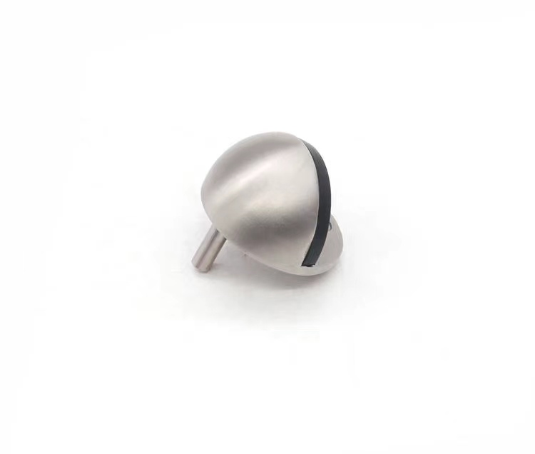 High Quality Shower Frameless Sliding Tempered Glass Door Solid Stainless Steel Material Rubber Resistance Door Stopper China OEM Factory