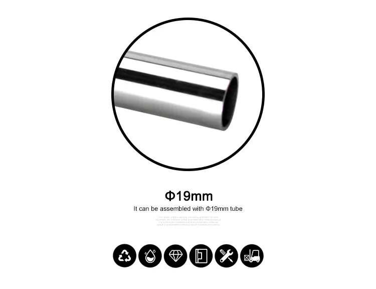 19mm Brass Round Tube Connector View 8