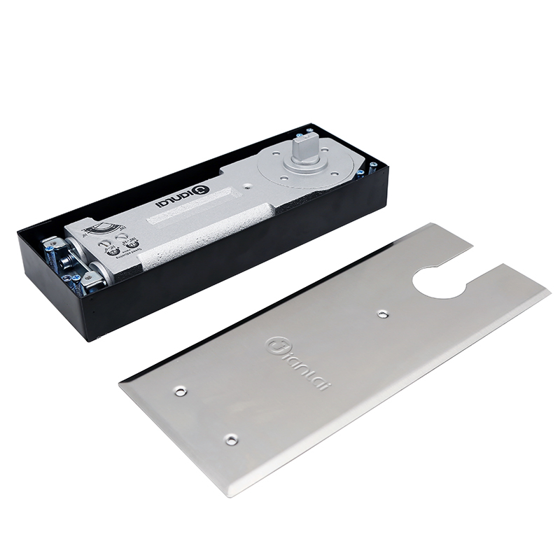 Glass Door Closer Casting Iron Double Cylinder Hydraulic Floor Spring