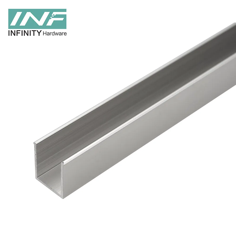 Hotel Home Shower Sliding Door Stainless Steel Hardware Shower Room Glass Sliding Door Brass Top Track