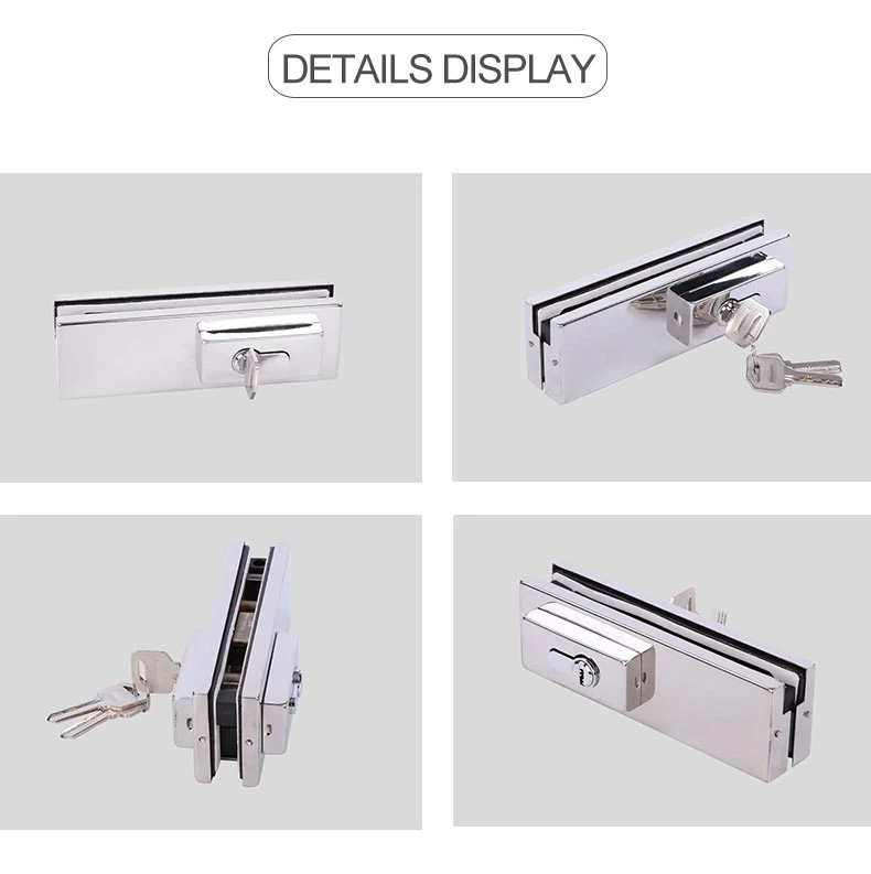 Glass Door Hardware Patch Us-10 Glass Door Stainless Steel Patch Lock Fitting