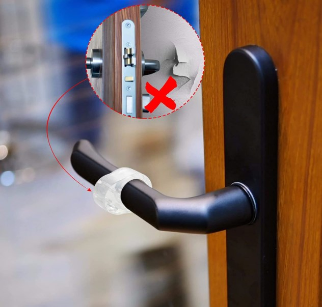 Rubber Door Stoppers Protect Walls Glass From Damage