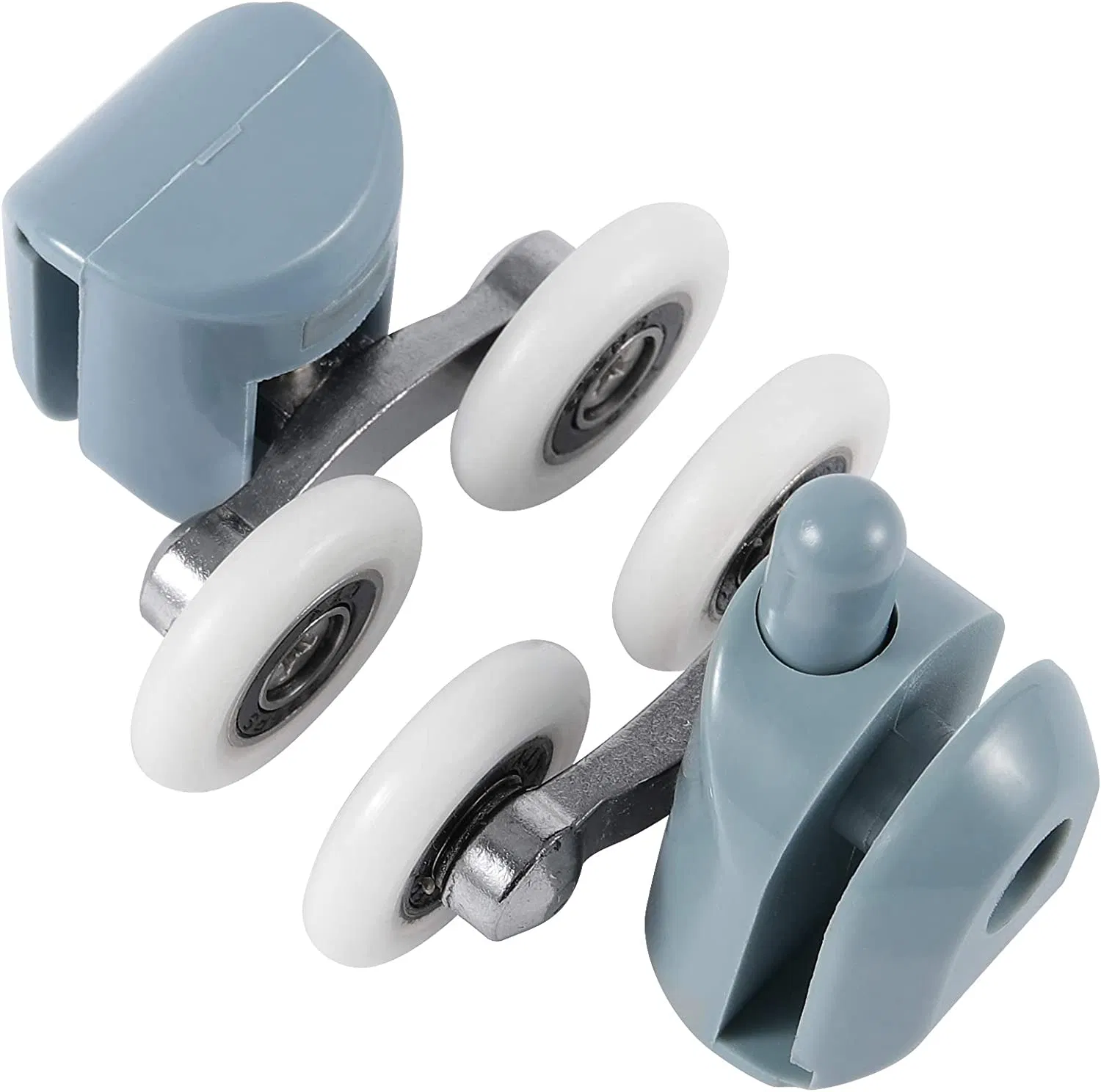 Double Wheel Low Noise Shower Door Rollers Easy Clean Door Roller Shower Cabinet Bathroom Pulleys Rollers