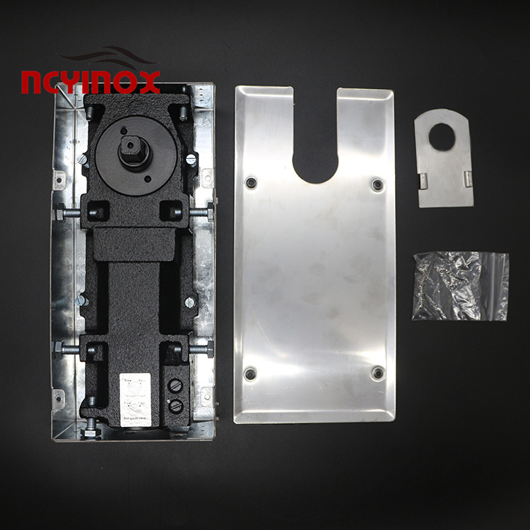 Stainless Steel Hardware Adjustable Glass Door Closer Heavy Duty Hydraulic Floor Spring