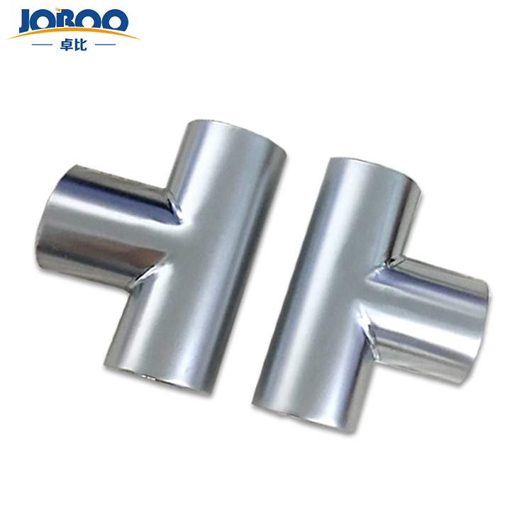 Frameless Shower Room T Shape Pipe to Pipe Glass Door Hardware Fixting Connector