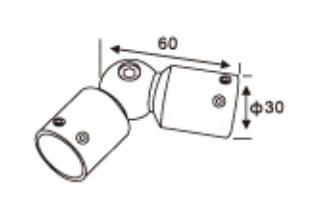 Hot Sales Frameless Glass SUS 304 Glass Door Fitting Tube Connector