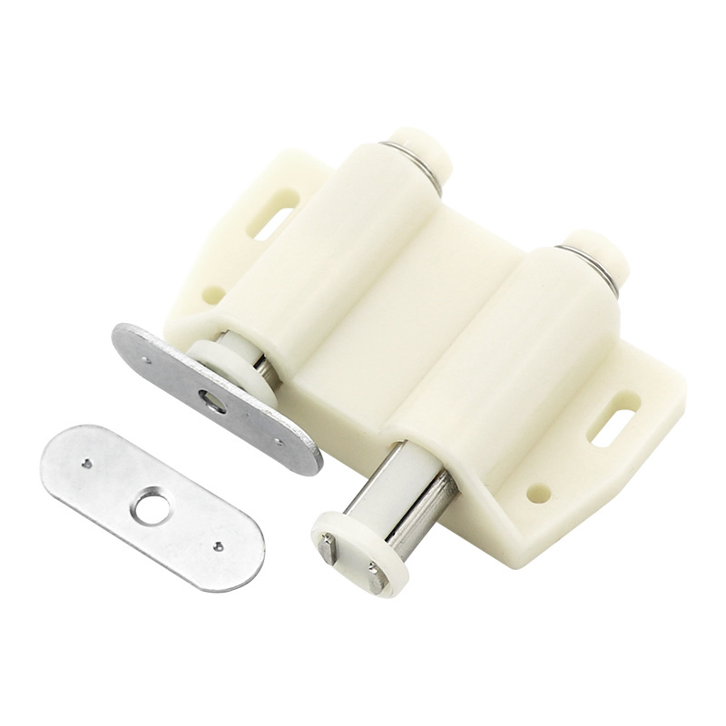 Plastic Magnetic Push Open Rebounding Magnetic Drawer Latch Door Catch Cabinet Door Magnetic Glass Door Catch