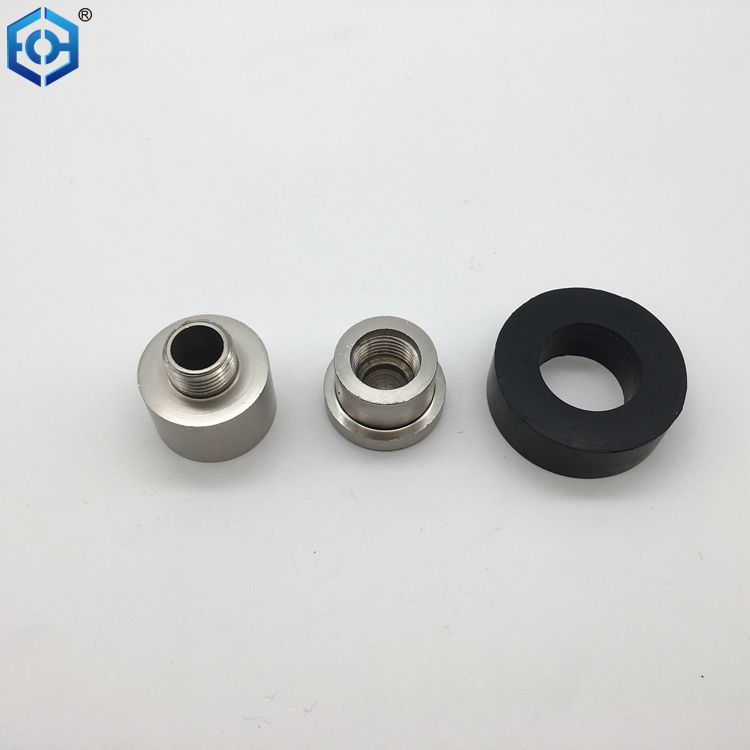 Black Color Zinc Alloy/ Ss Solid 304 Glass Door Stopper