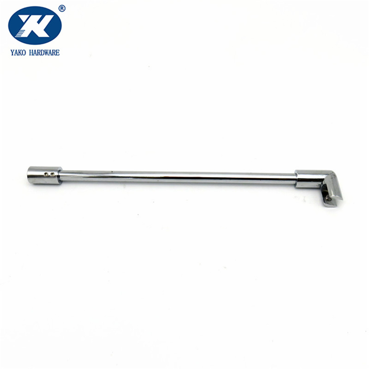 Adjustable Glass Shower Door Support Bar Stainless Steel Customized Size Support Arm