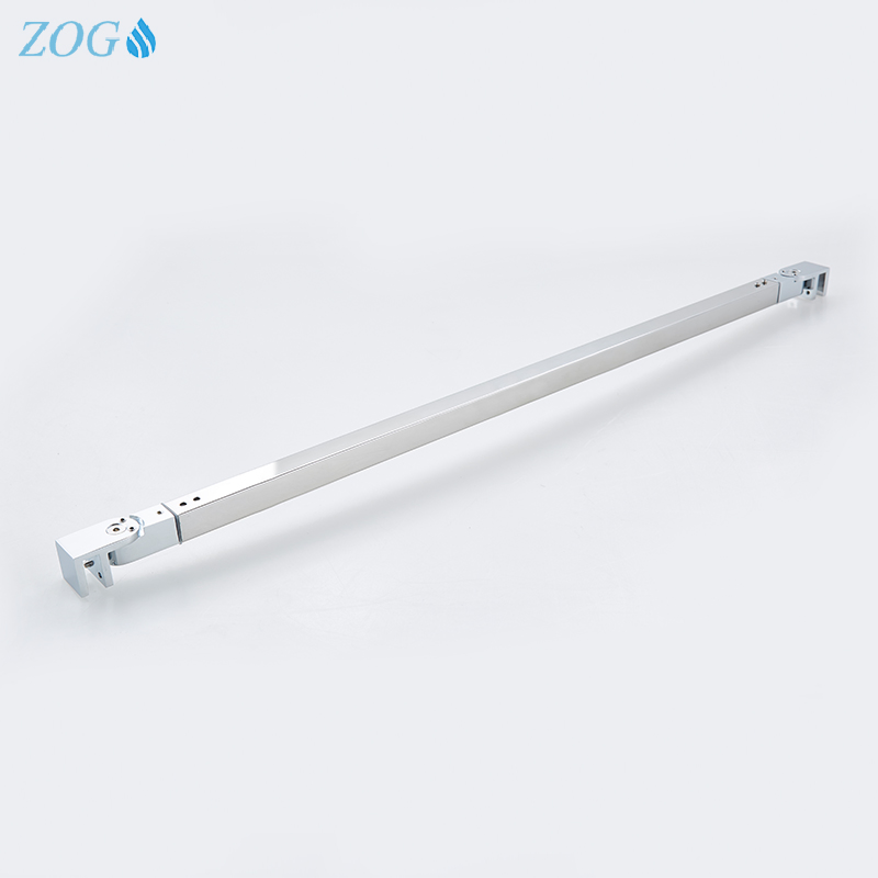 Bathroom Accessories Glass Shower Door Stainless Steel Square Support Bar