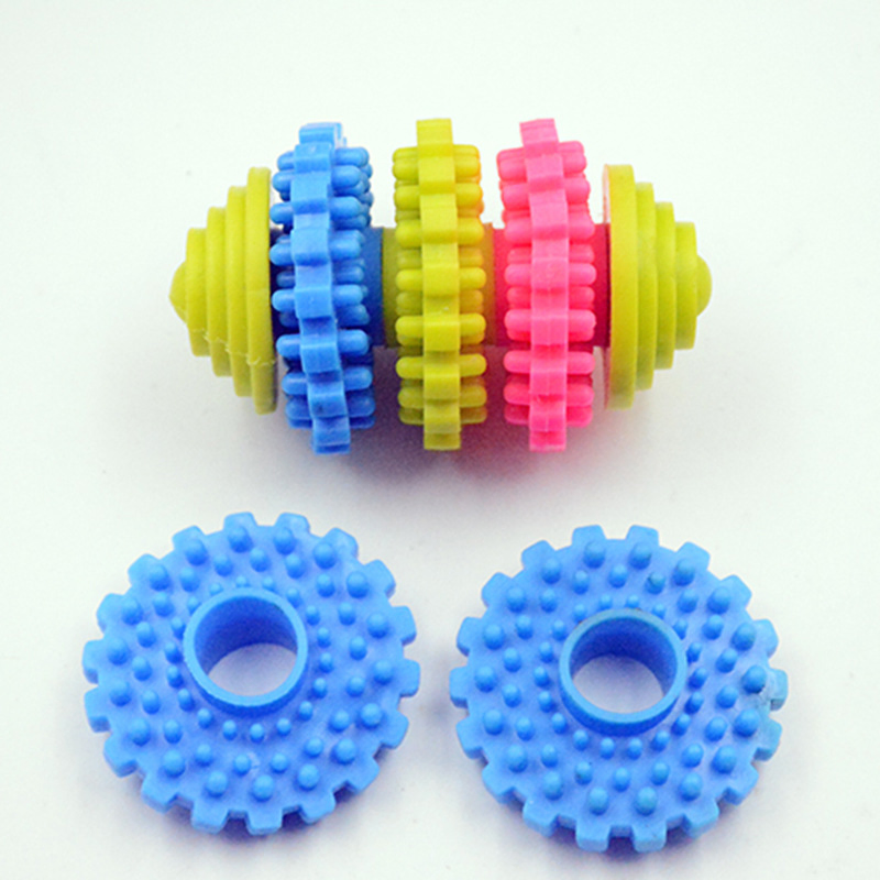 Durable Rubber Pet Dog Puppy Cat Dental Teething Healthy Teeth Gums Chew