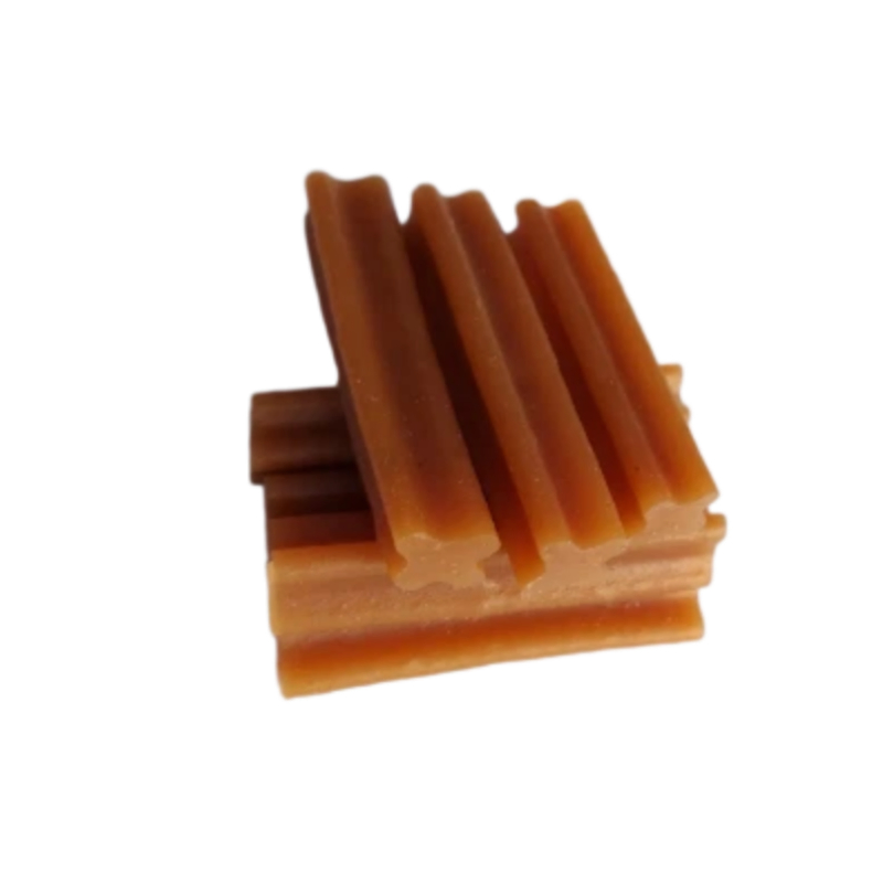 Hexagonal Rawhide Stick Dog Dental Chews Duck Flavor
