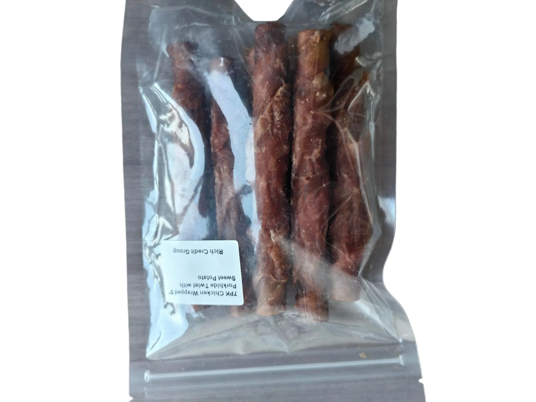 Chicken/Duck Wraps Rawhide Twist for Dog with Sweet Potato