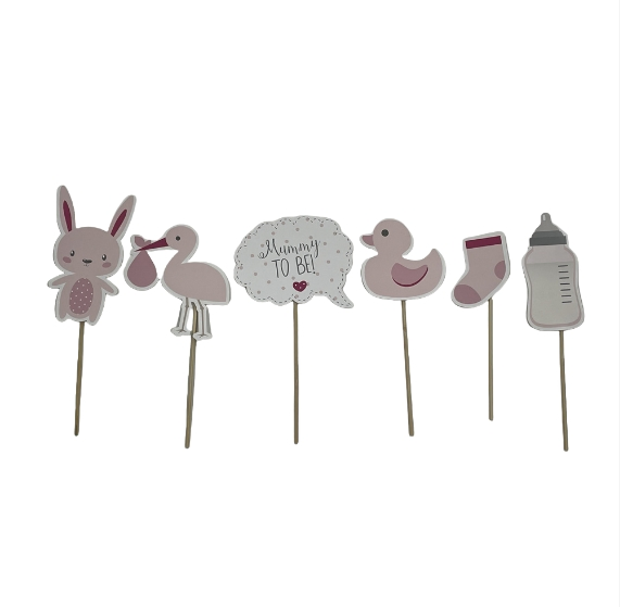 Cake Topper -13PCS, Cupcake Banner