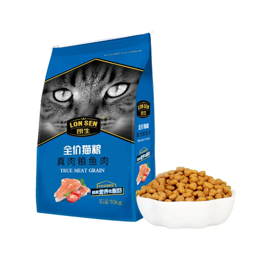 High Quality Grain Free Dry Cat Food Crude Protein Pet Food Natural Grain Free Dry Cat Food for All Life Stages