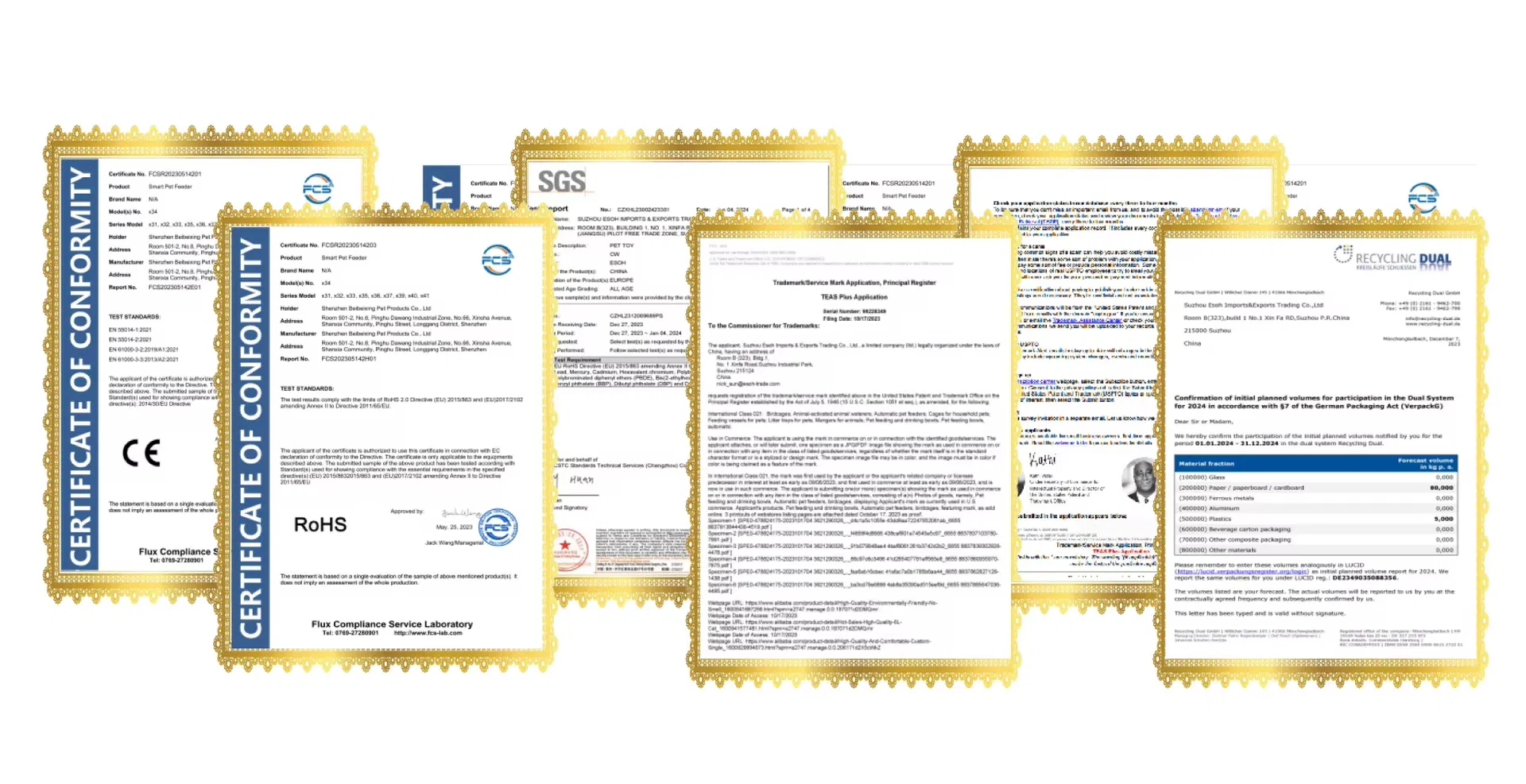 Product Certifications