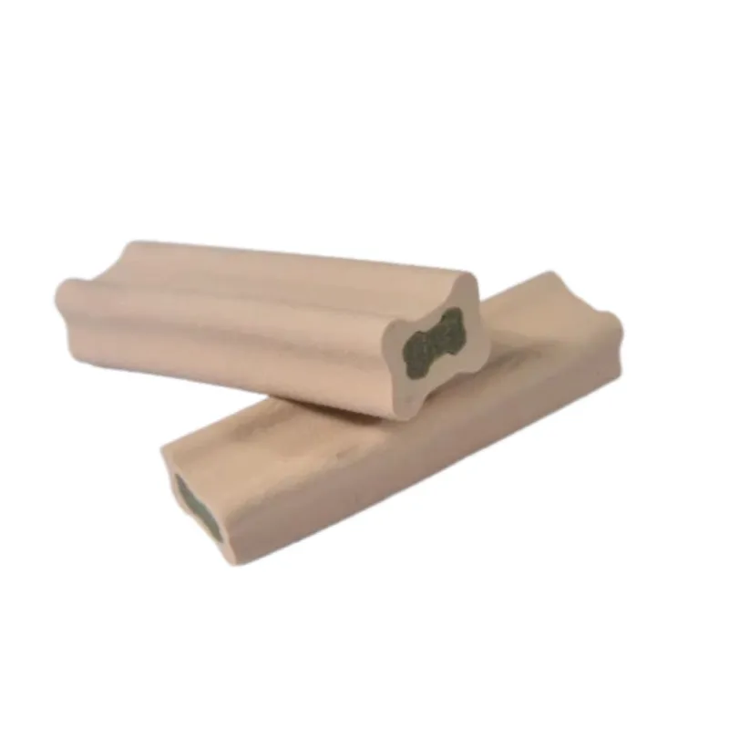 Hexagonal Rawhide Stick Dog Dental Chews Duck Flavor