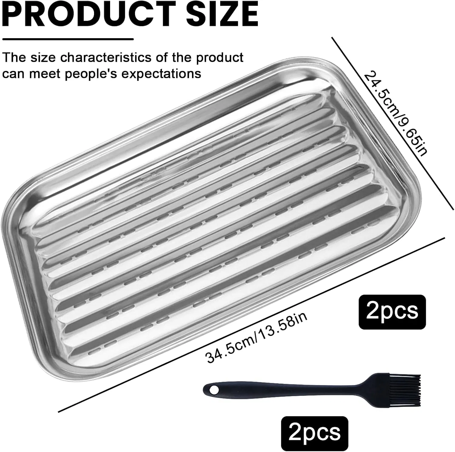 Barbecue Accessories Reusable Stainless Steel Grill Basket Barbecue Toppers for Vegetables Fish Meat
