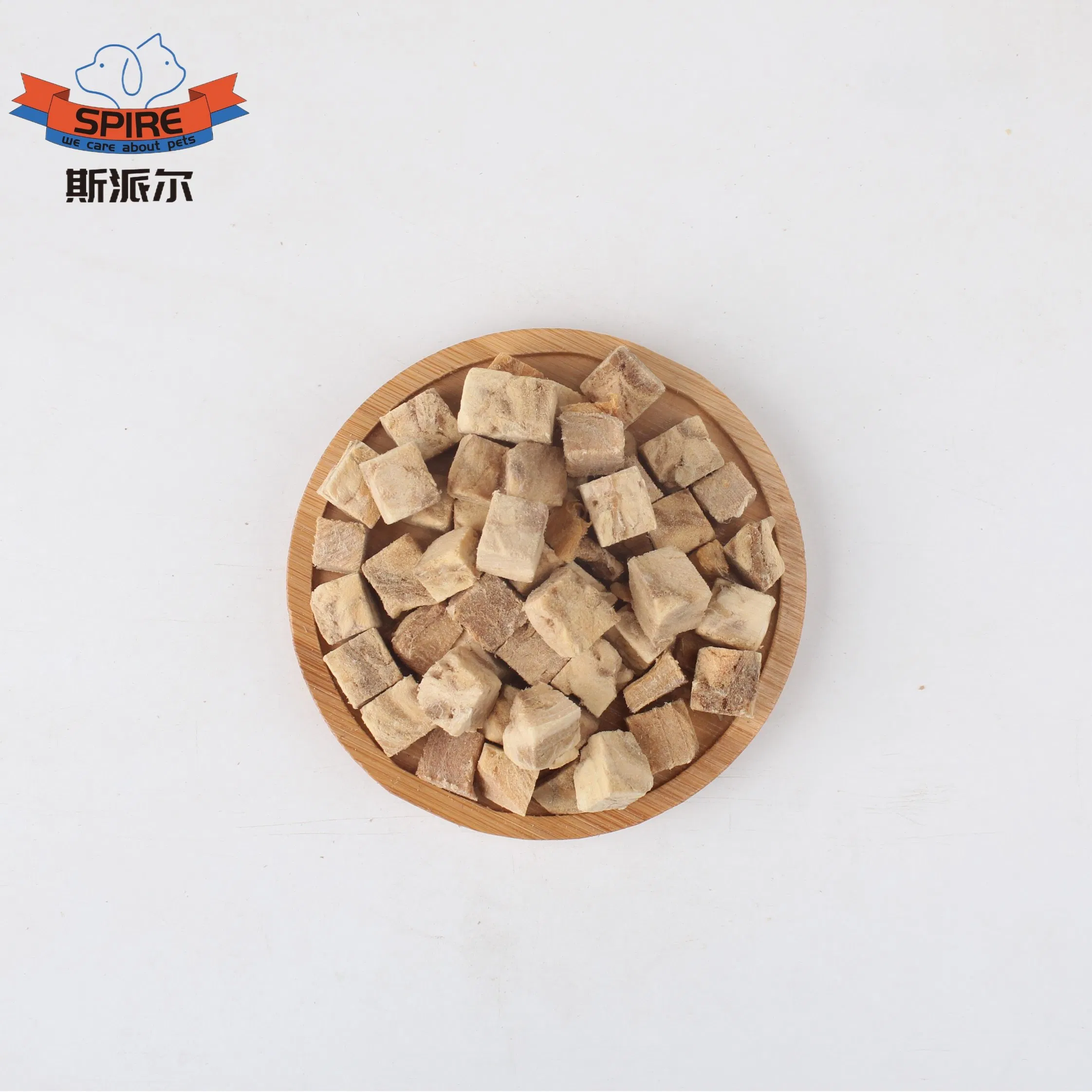 Freeze-Dried Mixed Protein Pet Food Salmon Cube Recipe for Dog Cat Balanced Diet