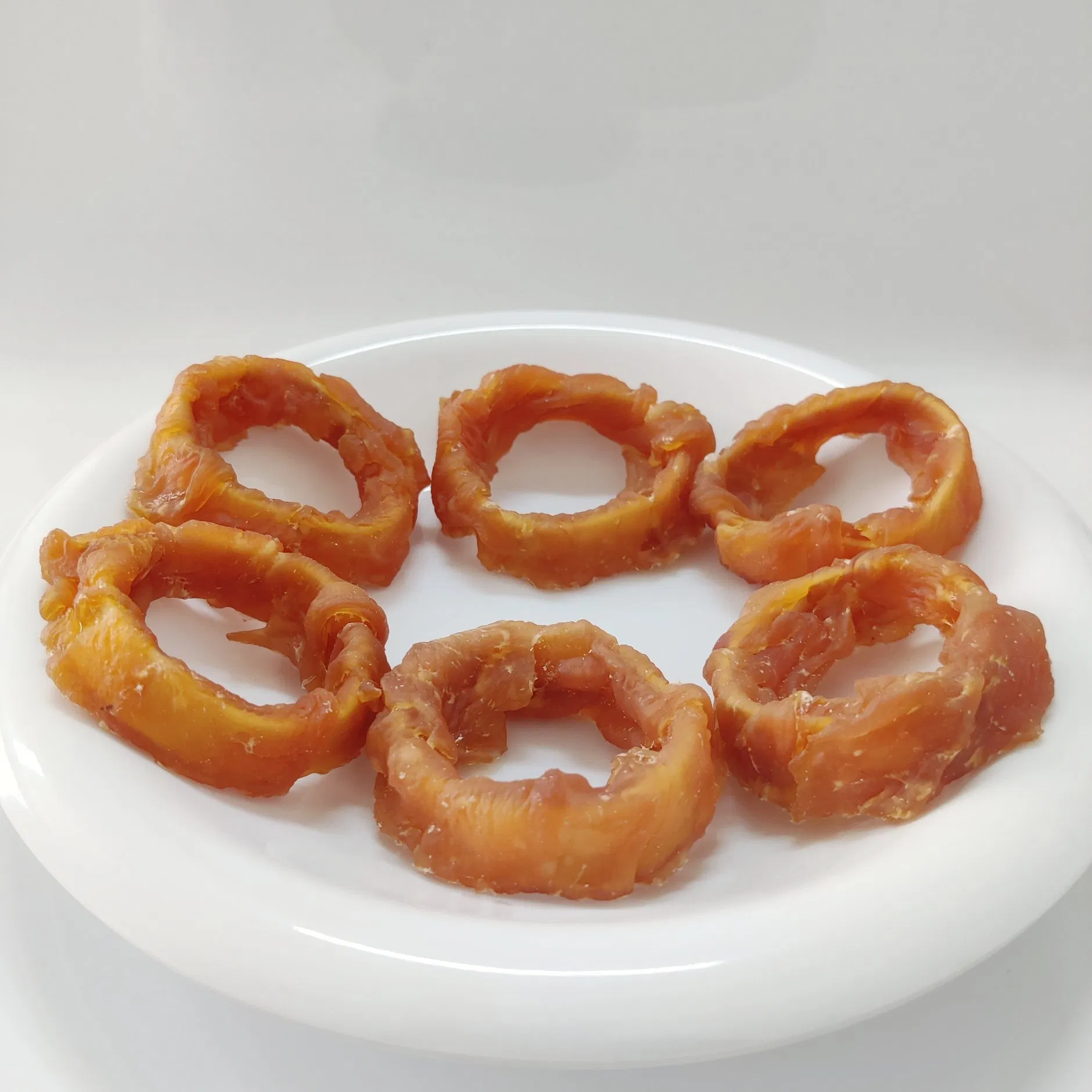 Chicken Wrapped Cod Ring Dried Puppy Dog Snacks Treat Pet Food