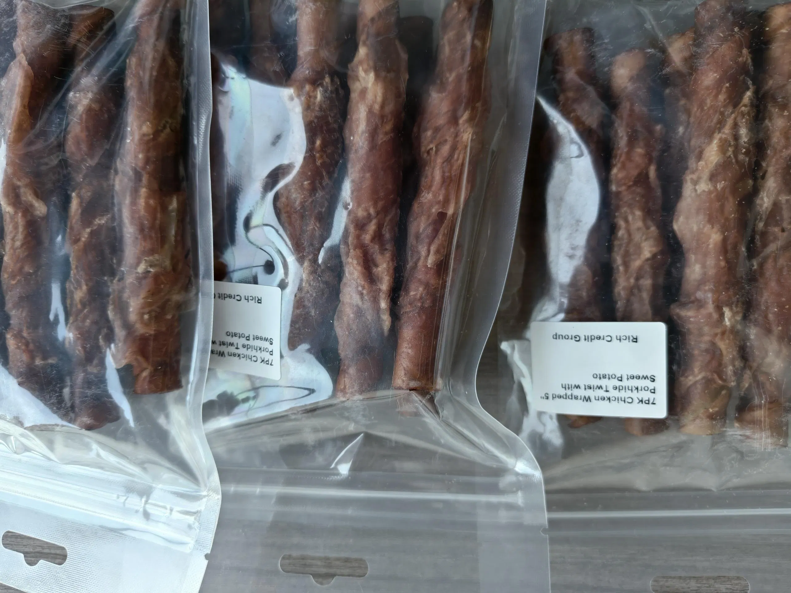 Chicken Wrapped Porkhide Dog Treats with Sweet Potato