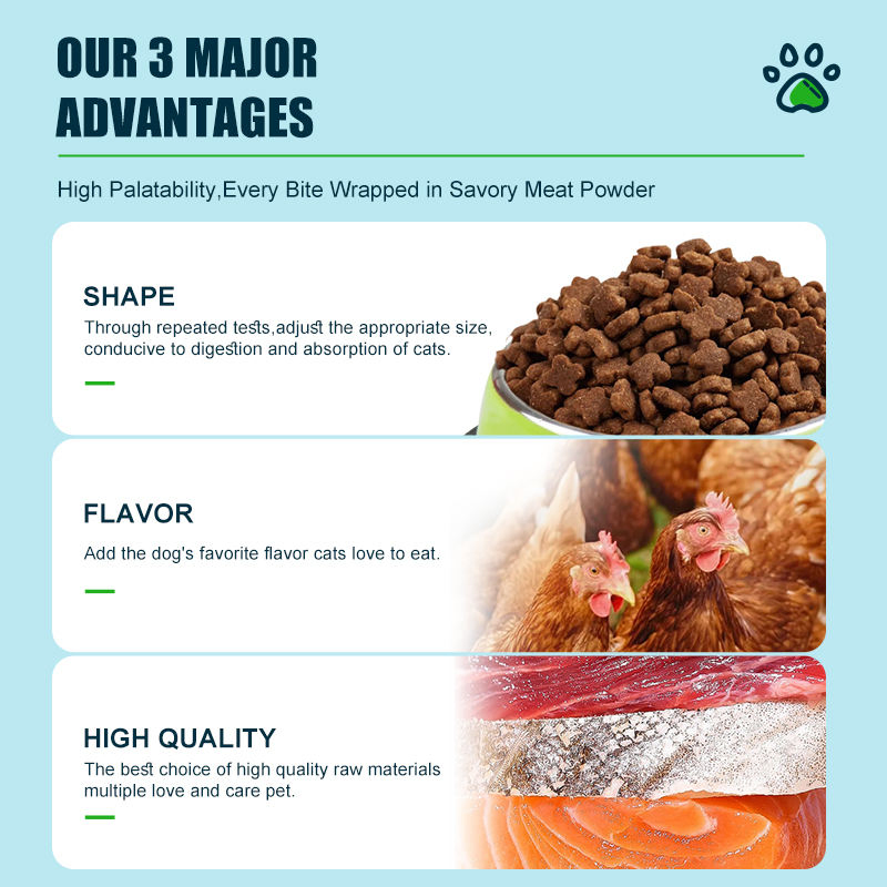 Factory Direct Custom Grain-Free Pet Snacks - High Protein Easy-Digest Shape Design for Cats and Dogs Universal Dry Food