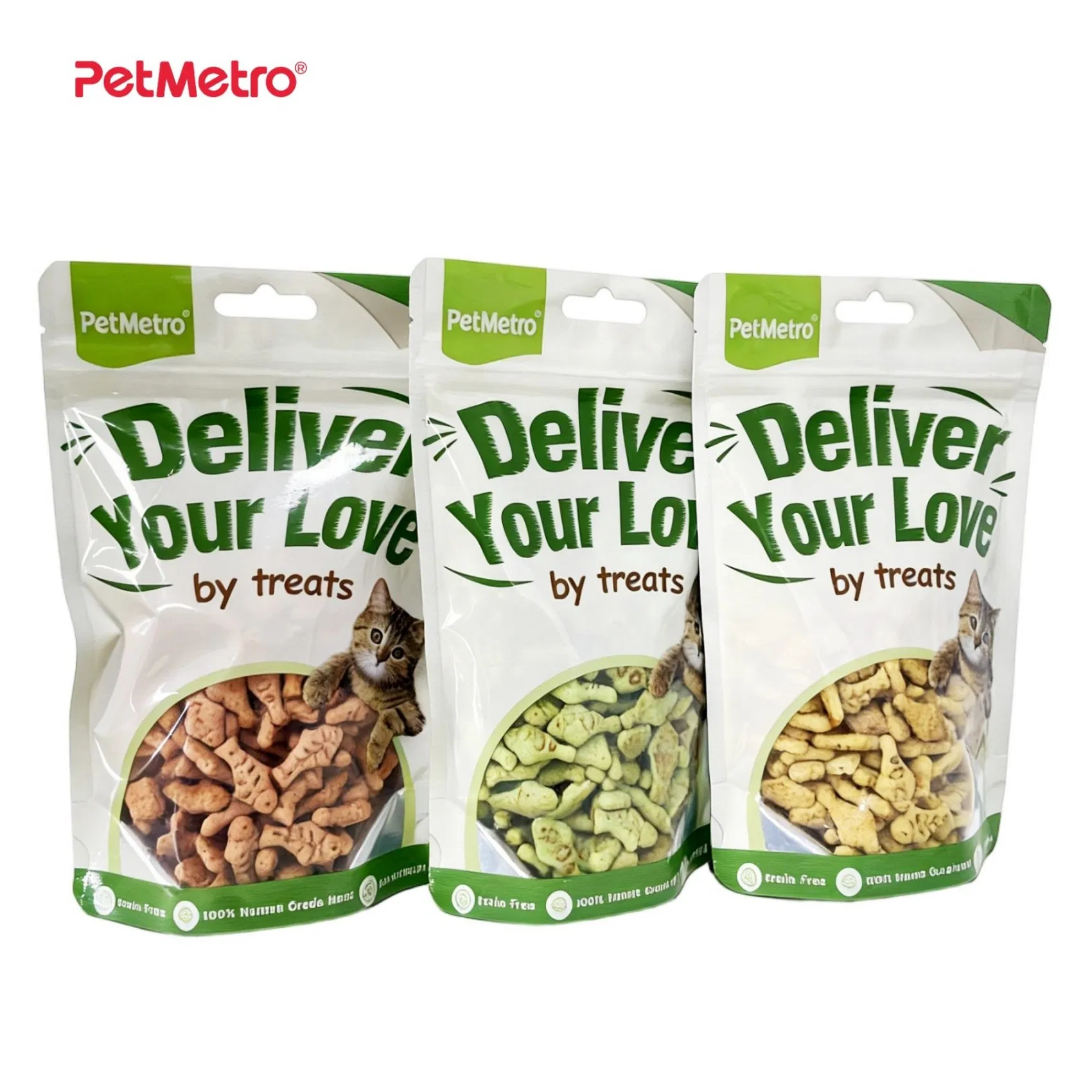 Tuna Formula 100g Crunchy Fish Shaped Catnip Infused Snack Ideal for Distribution Tuna Cat Snacks