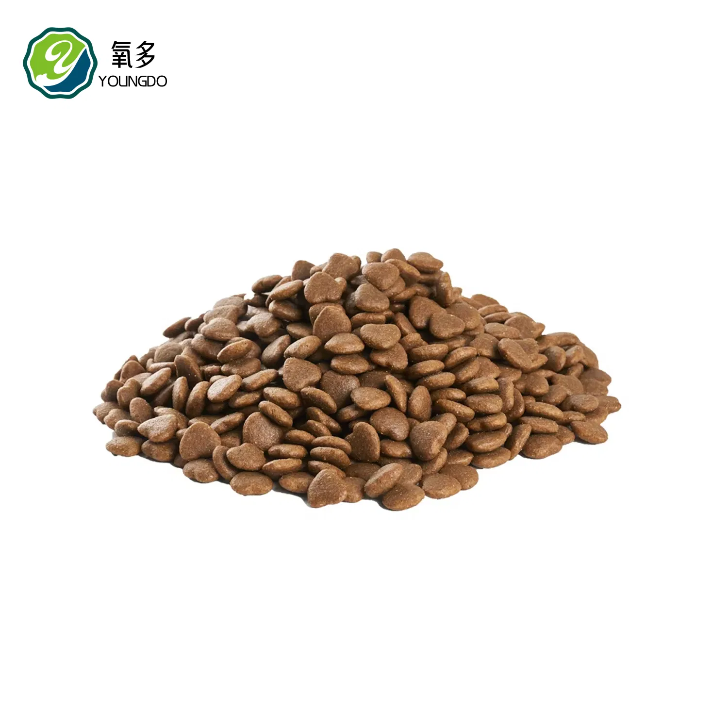 OEM ODM Chinese Low Price 25% Protein Pet Food Probiotic Heart Shape Content Adult Dry Pet Dog Food