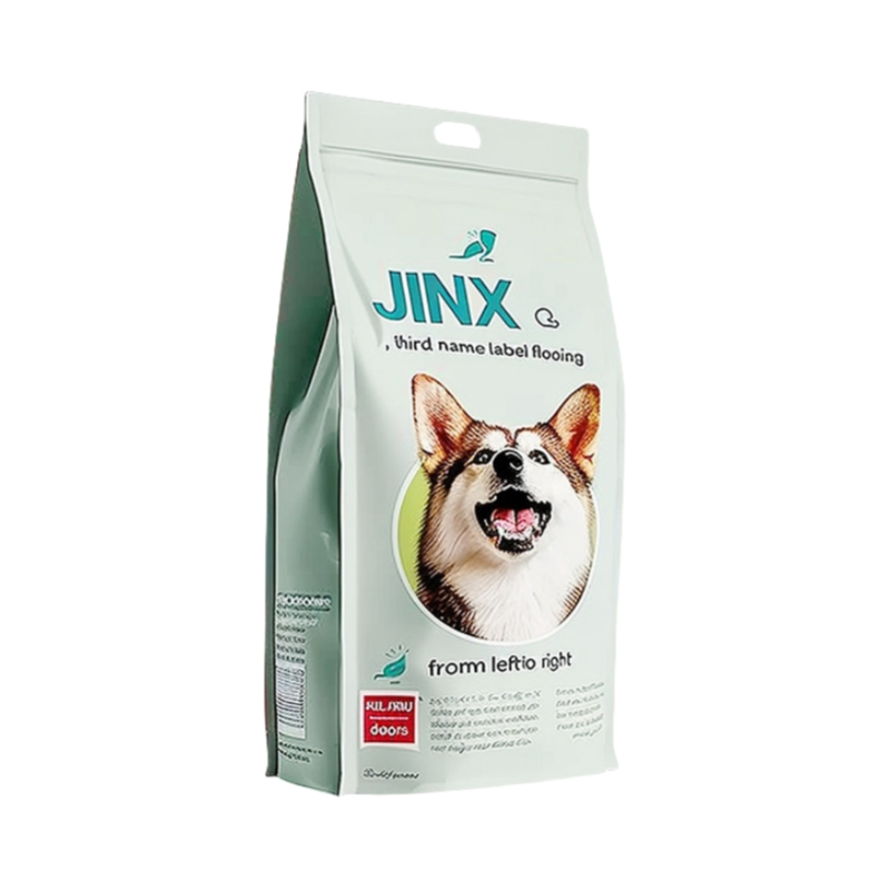 8 Sides Sealed Pet Plastic Mylar Packaging Bag Smell Proof Dog Aluminum Foil Ziplock Custom Print Stand up Pouch Mylar Bag for Food