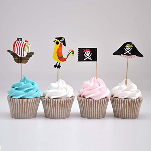 Cupcake Picks Food Fruit Cupcake Toppers for Christmas Party Cake Decoration