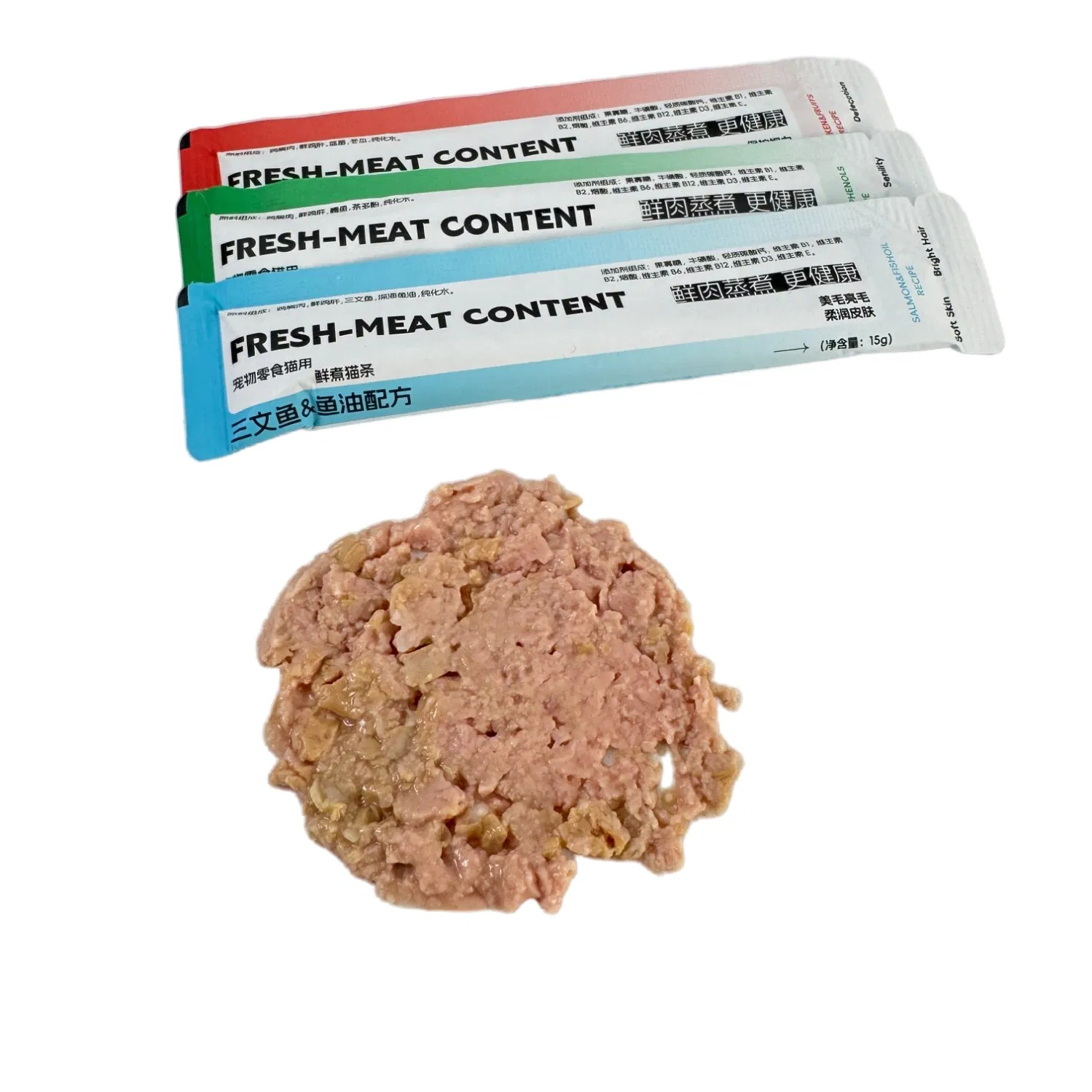 Complete Nutrition Pet Food Sticks - Balanced Diet for Cats of All Breeds