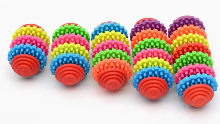 Durable Rubber Pet Dog Puppy Cat Dental Teething Healthy Teeth Gums Chew