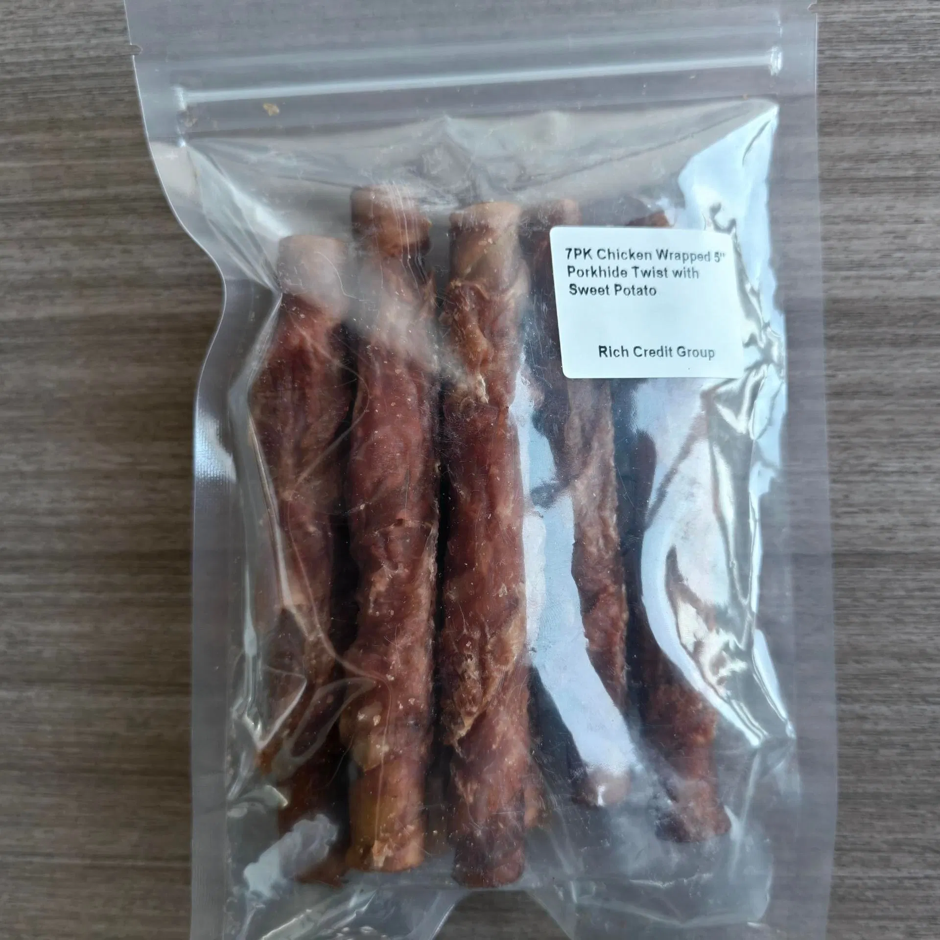 Chicken Wrapped Porkhide Dog Treats with Sweet Potato
