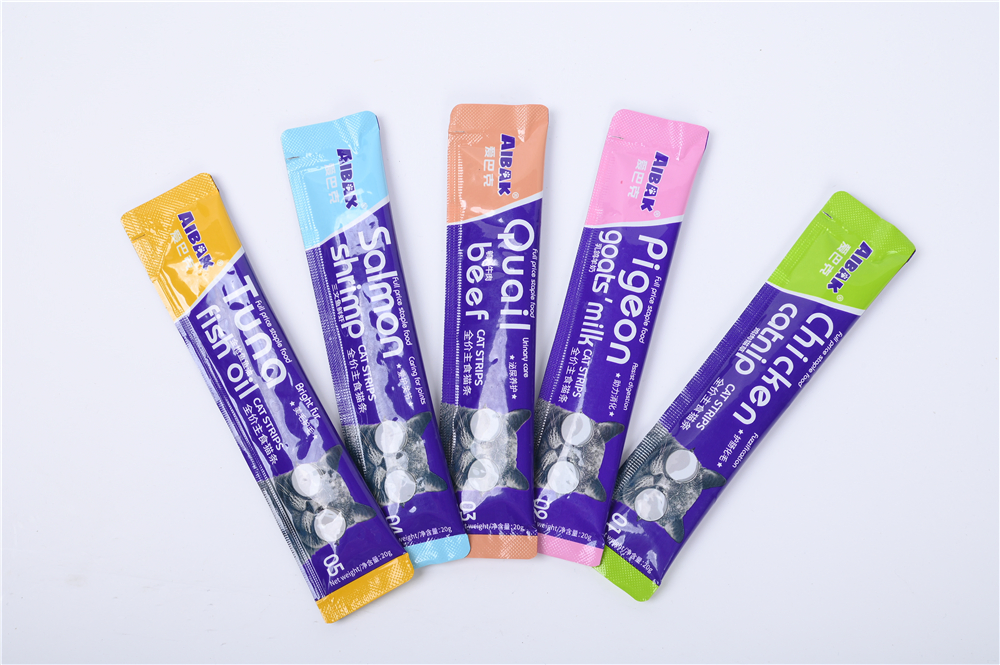 Premium 16g Cat Wet Food Sticks for Kittens - 5 Flavors
