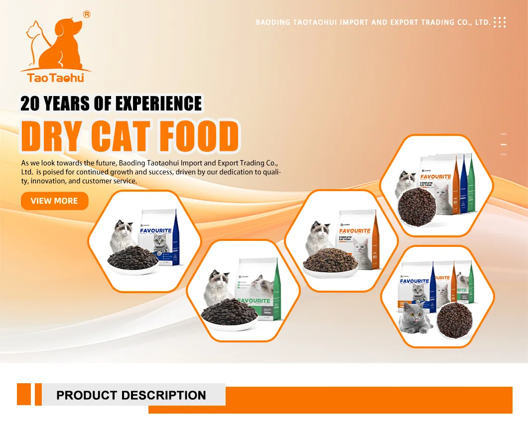 Dry Cat Food Banner