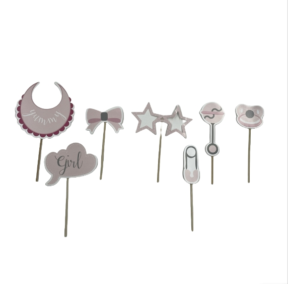 Cake Topper -13PCS, Cupcake Banner