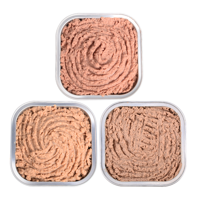 Wet Dog Food High Palatability Mousse Pate Grain-Free Best Sellers Entree Easy Digestion Adult &amp; Senior Cat Wholesome Diet Pet Food 100g
