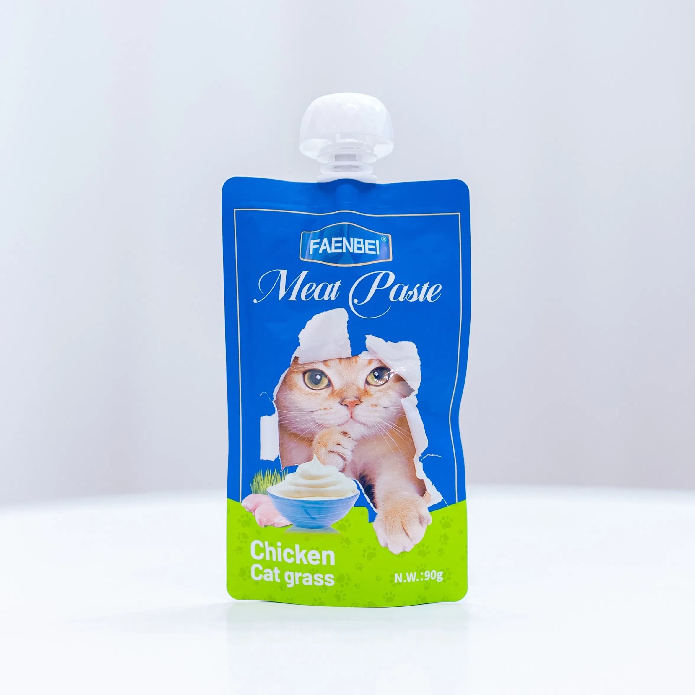 Nozzle Pouch 90g Portable Pet Food Bag Suitable for Cats Above 3 Months