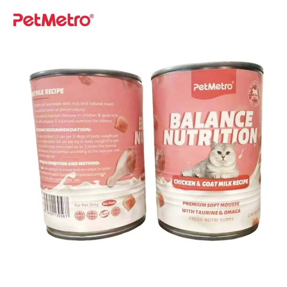 Taurine and DHA Enriched Chicken Mousse with Goat Milk for Heart and Vision Support Taurine Enriched Kitten Food