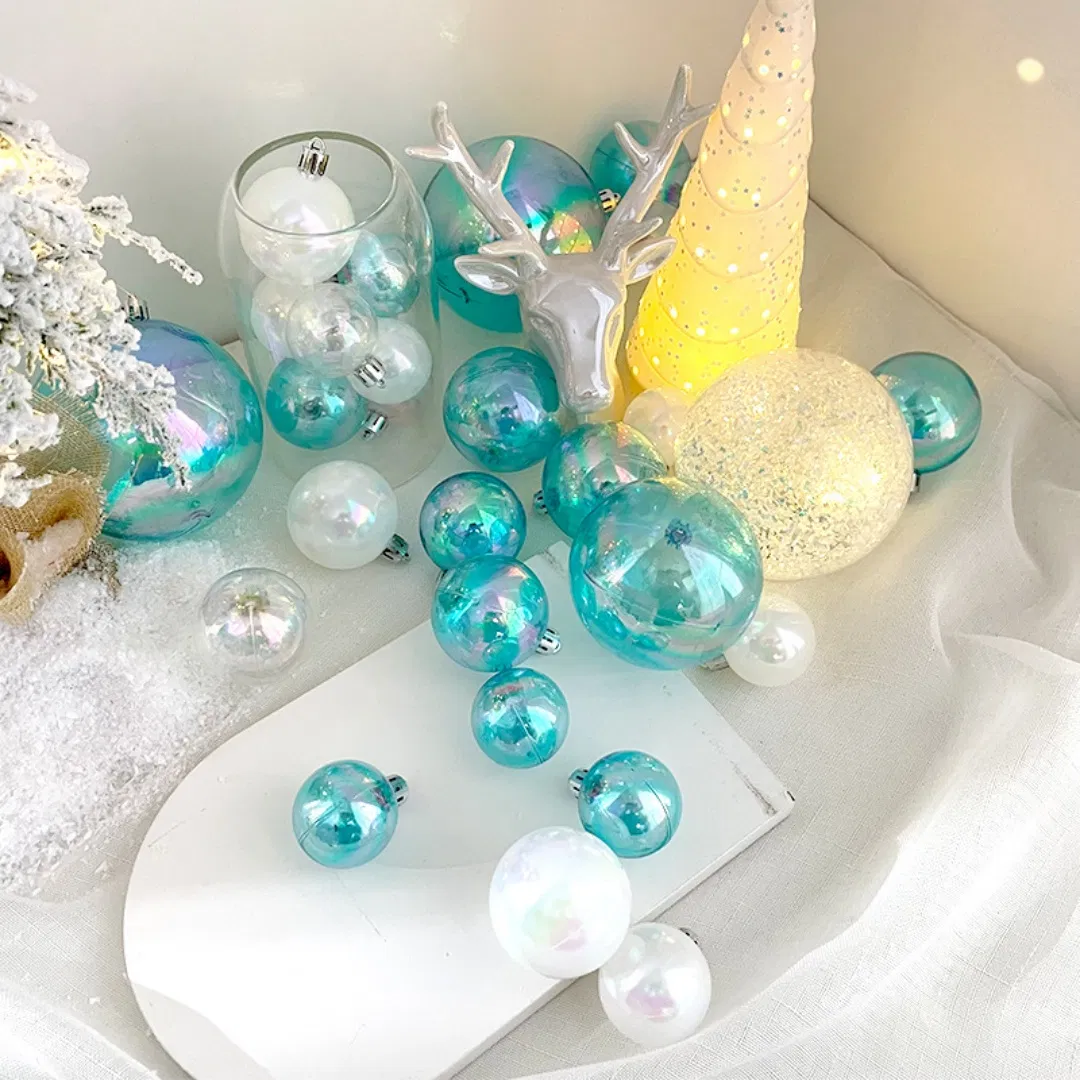 Christmas Tree Creative Hangings Decoration Pet Colorful Transparent Ball Ins Cake Wish Ball Plugin Ornament