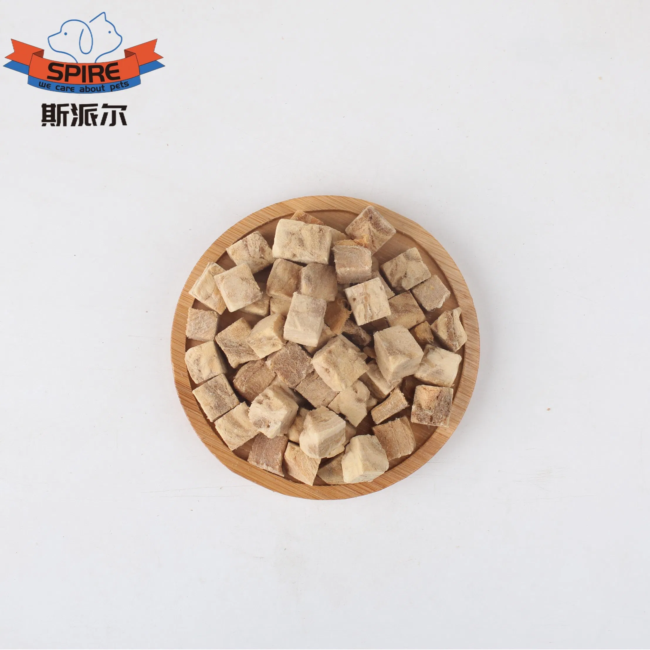 Freeze-Dried Mixed Protein Pet Food Salmon Cube Recipe for Dog Cat Balanced Diet