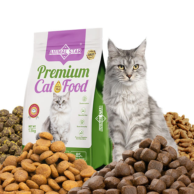 Free Samples Factory Direct Supply Hypoallergenic Premium Natural Crunchy Dry Cat Food