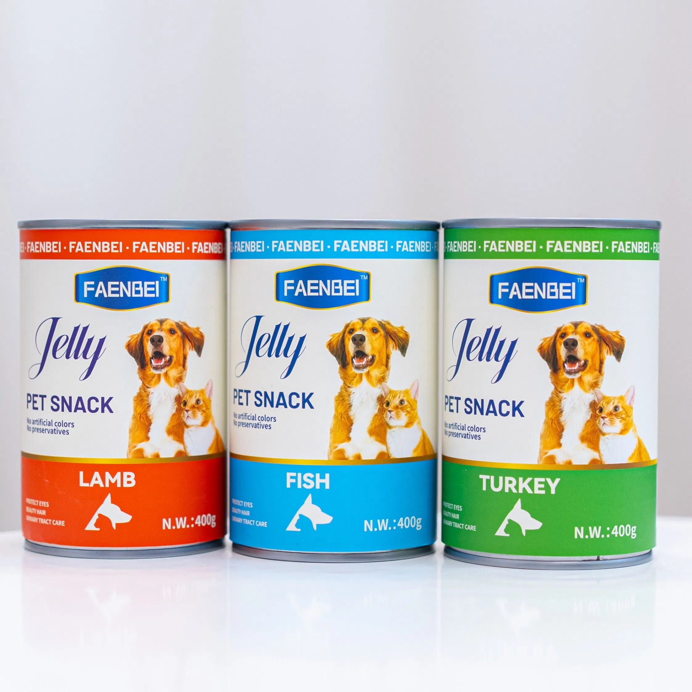 Jelly State 400g Pet Wet Canned Food Training Treats for Dog and Cats