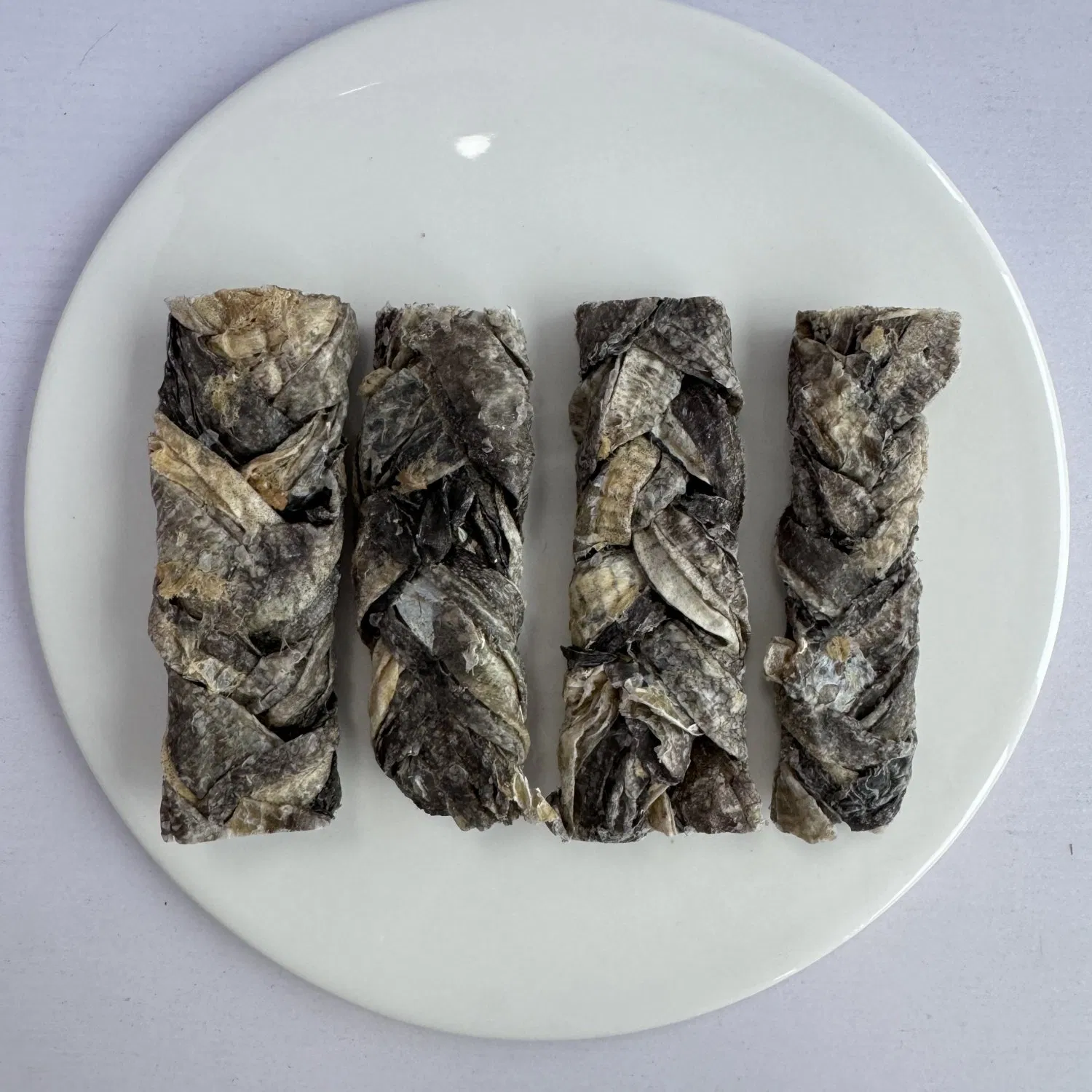 Wholesale Natural Pet Suppliment Nutrition Food Fish Skin Braid Puppy Dog Treats