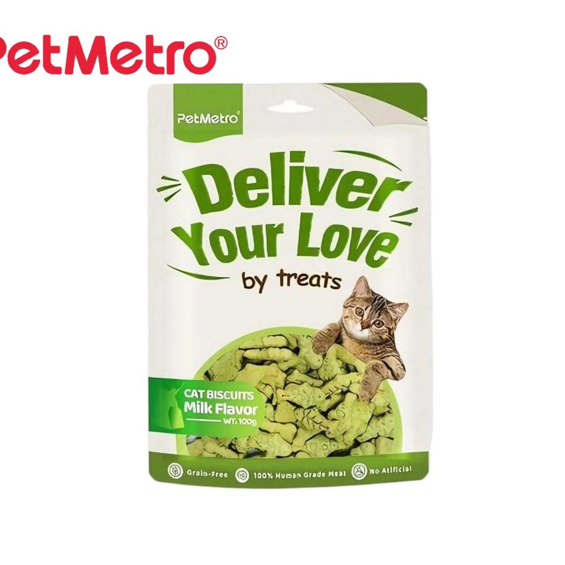 Tuna Formula 100g Crunchy Fish Shaped Catnip Infused Snack Ideal for Distribution Tuna Cat Snacks