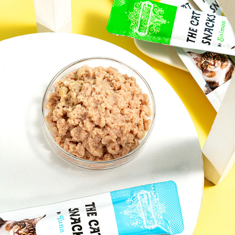 Pet Food Manufacturer Wet Cat Pouch Food 15g