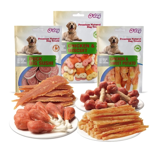 Dog Treats Wholesale Dog Snack Chicken Wrapped Biscuits Sticks Product Protect Teeth Training Treats Chicken Duck Lamb Pet Food